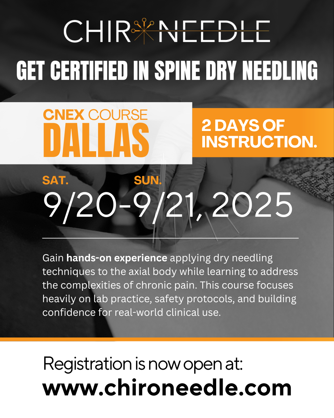 CNEX COURSE | September 20 - 21st | Dallas, TX